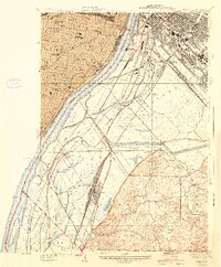 1940 Map of Cahokia