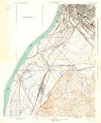 1934 Map of Cahokia