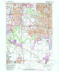 Download a high-resolution, GPS-compatible USGS topo map for Calumet City, IL (1990 edition)