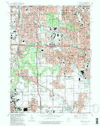 Download a high-resolution, GPS-compatible USGS topo map for Calumet City, IL (1992 edition)