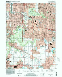 Download a high-resolution, GPS-compatible USGS topo map for Calumet City, IL (2000 edition)