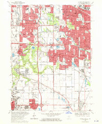 Download a high-resolution, GPS-compatible USGS topo map for Calumet City, IL (1970 edition)