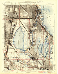 Download a high-resolution, GPS-compatible USGS topo map for Calumet Lake, IL (1939 edition)