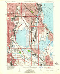 preview thumbnail of historical topo map of Cook County, IL in 1953