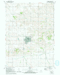 Download a high-resolution, GPS-compatible USGS topo map for Cambridge, IL (1992 edition)