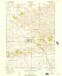 Download a high-resolution, GPS-compatible USGS topo map for Cambridge, IL (1957 edition)