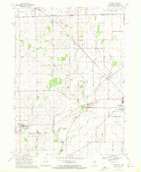 Download a high-resolution, GPS-compatible USGS topo map for Capron, IL (1972 edition)