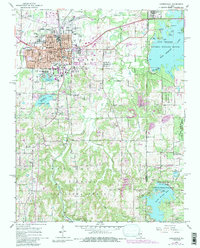Download a high-resolution, GPS-compatible USGS topo map for Carbondale, IL (1990 edition)