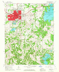 Download a high-resolution, GPS-compatible USGS topo map for Carbondale, IL (1967 edition)