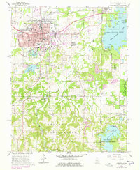 preview thumbnail of historical topo map of Carbondale, IL in 1966