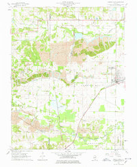 Download a high-resolution, GPS-compatible USGS topo map for Carrier Mills, IL (1978 edition)