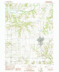 Download a high-resolution, GPS-compatible USGS topo map for Carrollton, IL (1984 edition)