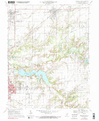 preview thumbnail of historical topo map of Marion County, IL in 1970