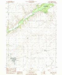 Download a high-resolution, GPS-compatible USGS topo map for Cerro Gordo, IL (1983 edition)