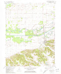 preview thumbnail of historical topo map of Chandlerville, IL in 1981