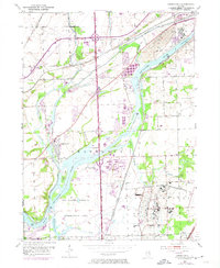 Download a high-resolution, GPS-compatible USGS topo map for Channahon, IL (1974 edition)