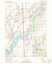 Download a high-resolution, GPS-compatible USGS topo map for Channahon, IL (1979 edition)