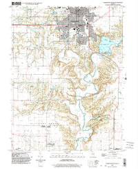 Download a high-resolution, GPS-compatible USGS topo map for Charleston South, IL (2003 edition)
