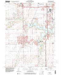 Download a high-resolution, GPS-compatible USGS topo map for Chatham, IL (2000 edition)