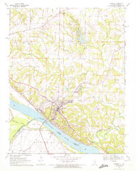 preview thumbnail of historical topo map of Chester, IL in 1970