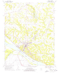 preview thumbnail of historical topo map of Chester, IL in 1970