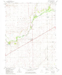Download a high-resolution, GPS-compatible USGS topo map for Chestnut, IL (1980 edition)