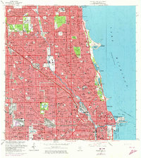 Download a high-resolution, GPS-compatible USGS topo map for Chicago Loop, IL (1973 edition)