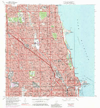 preview thumbnail of historical topo map of Cook County, IL in 1963