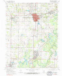 Download a high-resolution, GPS-compatible USGS topo map for Christopher, IL (1969 edition)