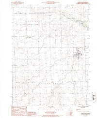preview thumbnail of historical topo map of Cissna Park, Iroquois County, IL in 1986
