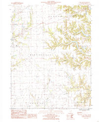 Download a high-resolution, GPS-compatible USGS topo map for Clark Center, IL (1985 edition)