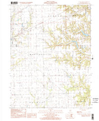 preview thumbnail of historical topo map of Clark County, IL in 1998
