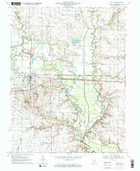 Download a high-resolution, GPS-compatible USGS topo map for Clay City, IL (1971 edition)