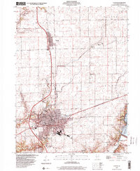 Download a high-resolution, GPS-compatible USGS topo map for Clinton, IL (2001 edition)