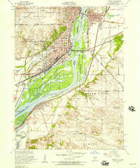Download a high-resolution, GPS-compatible USGS topo map for Clinton, IL (1957 edition)