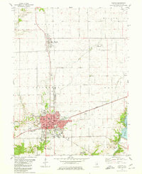 Download a high-resolution, GPS-compatible USGS topo map for Clinton, IL (1980 edition)