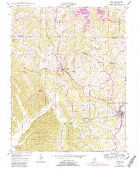 1947 Map of Cobden, IL, 1990 Print