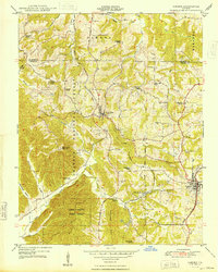 preview thumbnail of historical topo map of Cobden, IL in 1948