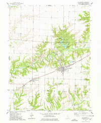 1974 Map of Colchester, IL, 1978 Print