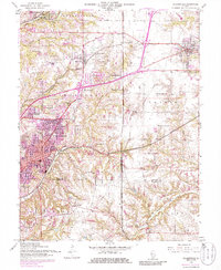 Download a high-resolution, GPS-compatible USGS topo map for Collinsville, IL (1986 edition)