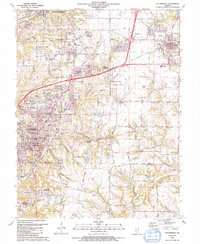 Download a high-resolution, GPS-compatible USGS topo map for Collinsville, IL (1991 edition)