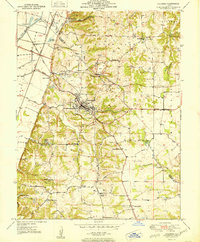 Download a high-resolution, GPS-compatible USGS topo map for Columbia, IL (1951 edition)
