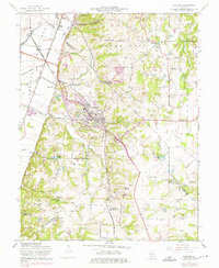 Download a high-resolution, GPS-compatible USGS topo map for Columbia, IL (1975 edition)