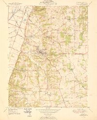 1951 Map of Columbia