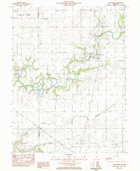 Download a high-resolution, GPS-compatible USGS topo map for Cooks Mills, IL (1983 edition)
