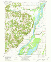 Download a high-resolution, GPS-compatible USGS topo map for Cooperstown, IL (1981 edition)