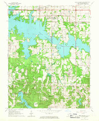 Download a high-resolution, GPS-compatible USGS topo map for Crab Orchard Lake, IL (1967 edition)