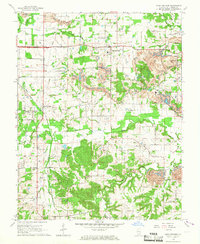 Download a high-resolution, GPS-compatible USGS topo map for Crab Orchard, IL (1967 edition)