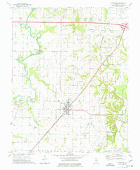 Download a high-resolution, GPS-compatible USGS topo map for Crossville, IL (1977 edition)