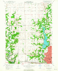 preview thumbnail of historical topo map of Vermilion County, IL in 1948